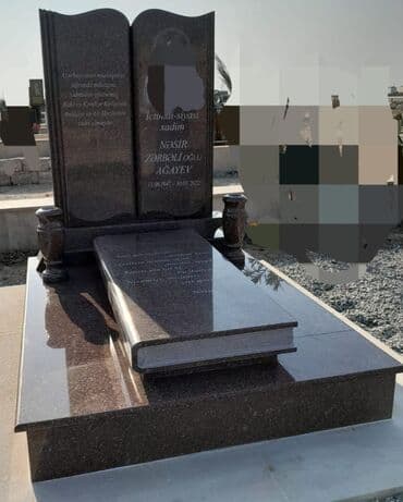qizil adlarin yazilmasi: Mərmər daşlar. Abidə daşları. Qəbirdaşlarının hazırlanması . 3D — 5