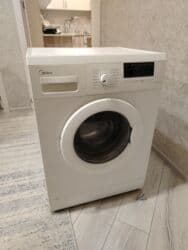 stəkan yuyan: Paltaryuyan maşın Midea, 7 kq, İşlənmiş, Avtomat, Qurutmasız, Kredit yoxdur, Ünvandan götürmə — 1