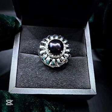 Üzük, Ağ qızıl, 585 Əyar, Mirvari, 0-0.25 Karat — 5