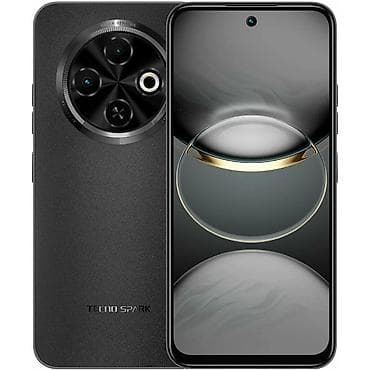 телефон fly fs520 selfie 1: Tecno Spark 30C, 128 ГБ, цвет - Черный, Сенсорный — 3