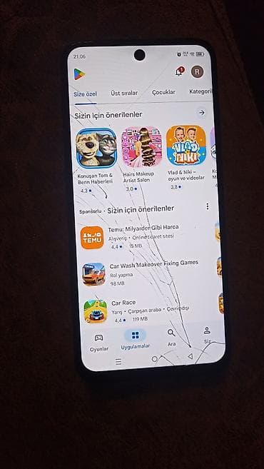 telefon 2ci əl: Infinix 128 GB, rəng - Qara, Sensor — 3
