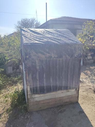 heyvan evleri: Taxta toyuq/kümes evi - Material: qalın taxta salam qiyməti — 2
