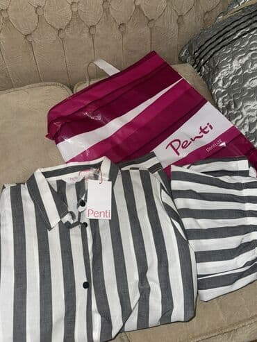 Brend: Penti 
Məhsul: Zolaqlı qadın pijama dəsti şortik
M ölçü