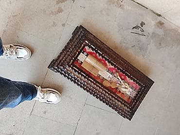 Спорт и отдых: Əl işı taxta nərd+şaxmat dəsti vitrin çərçivəsində - Komlekt: nərd — 4