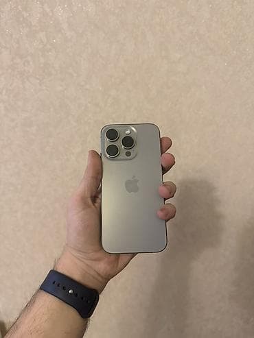 ipad 7 ci nesil: IPhone 15 Pro, 128 GB, Gümüşü, Face ID — 1