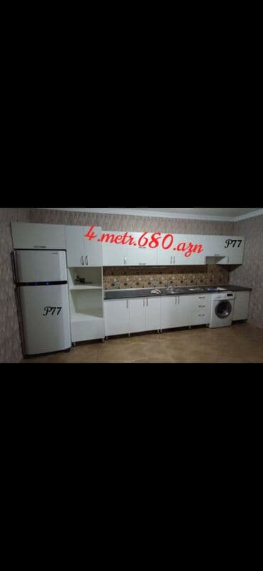 mətbəx mebeli 2022: Mətbəx mebeli yenidi rəng seçimi var qiyməti 680 manat catirlma — 2