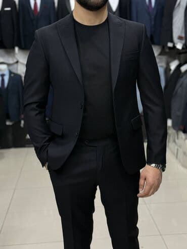 personaj geyimi: Kişi kostyum dəsti - Stil: Klassik, dar kəsim (slim fit) iki düyməli — 10