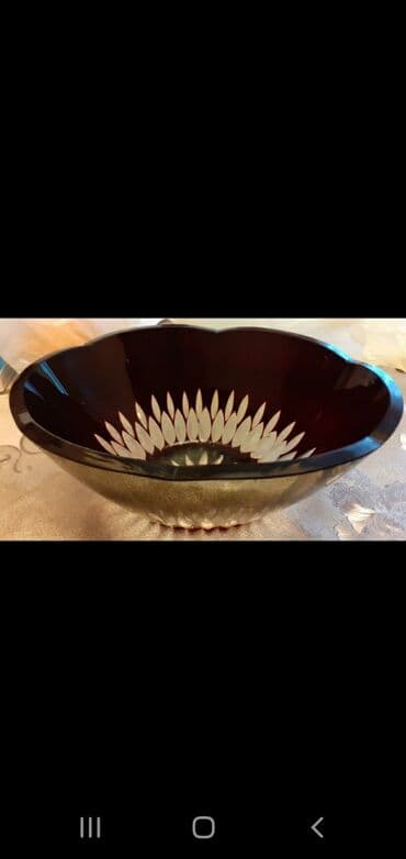 Ваза для фруктов. Винтаж. Новая (сервантное хранение). Цена 150