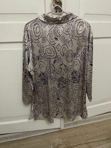 черная шифоновая рубашка: Bluza novaya. 42 razmer — 2