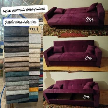 tük yastıq: Divan, Qonaq otağı üçün, Parça, Bazalı, Açılan, Kitab — 10