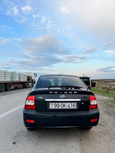 diffuser satisi: LADA Priora liftback, qara rəng. - Kuzov: 5 qapılı liftback, tünd — 4