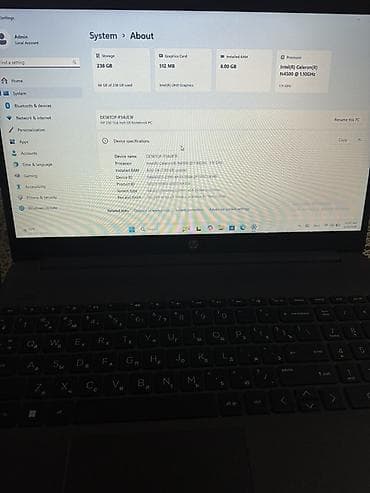 Audio: HP noutbuk - Ekran: 15.6" geniş ekran, nazik çərçivə - Klaviatura — 7