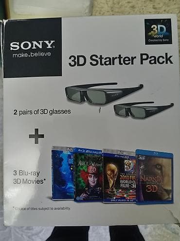 Məhsul: Sony 3D aktiv şüşəli eynəklər Xüsusiyyətlər: - Marka: Sony - — 6