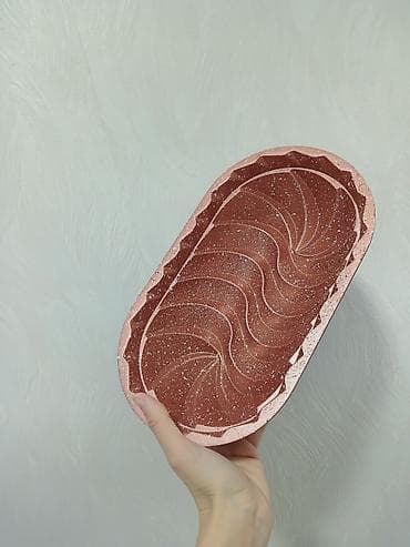 çuğun tava: Şirniyyət qəlibləri, rəng - Qızılı, Metal, Oval, 1 — 5