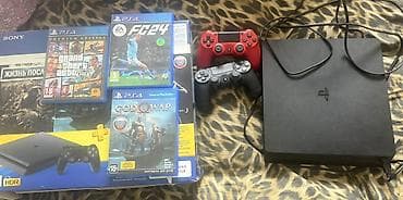 ps plus extra: PlayStation 4 Slim oyun konsolu komplekt - Model: Sony PlayStation 4 — 1