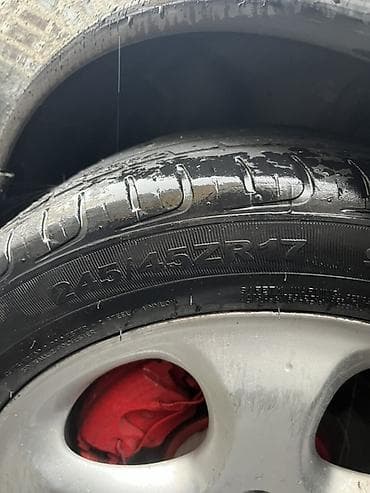 mercedes: Diski təkərlər dördüdə satılır 245/45 ZR17 1.2sində xırda cart olub — 6