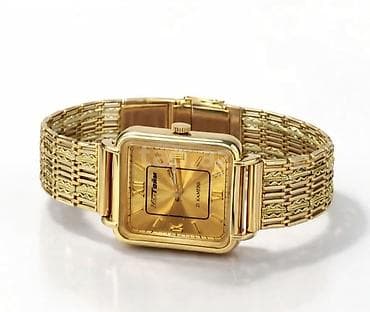 saat ve samdanlar: İşlənmiş, Qol saatı, rəng - Qızılı — 3