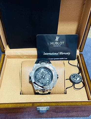 renos saat: Qol saatı, Hublot, rəng - Qara — 1