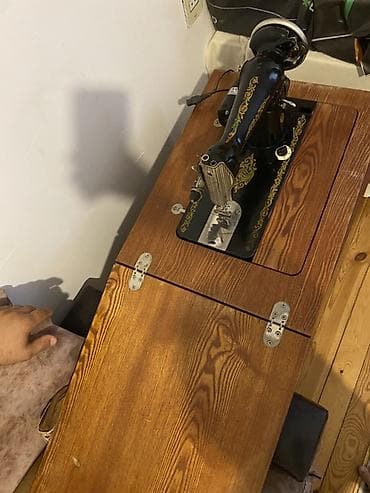 hoffmann sg 400dls: Şkaf Elektrik tikiş maşını – inteqrə edilmiş taxta dolablı masa - — 2