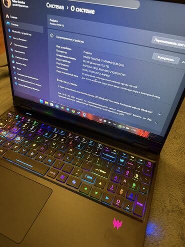 Monitorlar: Yeni Acer Predator, 15.6 ", Intel Core i7, 2 TB — 10