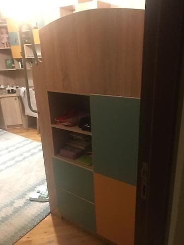 двухэтажная кровать: Для девочки и мальчика, Б/у, 2 односпальные кровати — 3