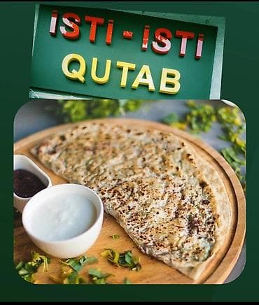 Biləcəri də yerləşən obyekt üçün qutab peraşki bişirən xanım — 1