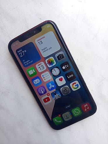 intel core i: IPhone Xr, 64 GB, Qırmızı, Simsiz şarj, Face ID, Sənədlərlə — 1