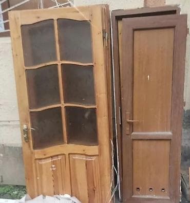 Сантехника: Taxta otaq qapıları dəsti 4 Ədəd qapı satılır qapı möhkəm ve yaxşı — 3