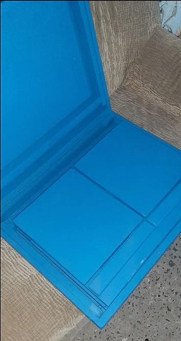 bağ evi: Kvadrat masa, 4 stul, Qatlanan, Stullar ilə, Metal — 1