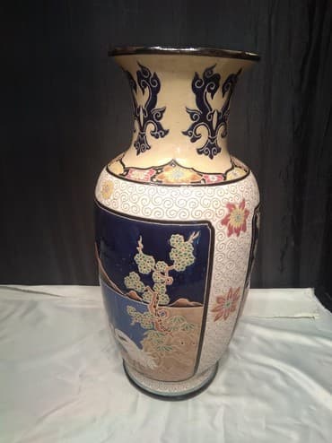 ad günü dekoru: Vaza (Kitay)antikvariat 40 -50 illər eni 30 sm;hündürlüyü 55 sm — 3