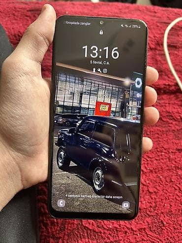 Audio: Samsung Galaxy A32, rəng - Qara, Barmaq izi — 2