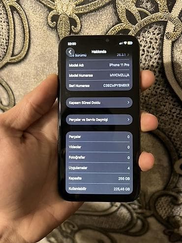 iphone 13 pro max qiyməti: IPhone 11 Pro, 256 GB, Space Gray, Face ID — 3