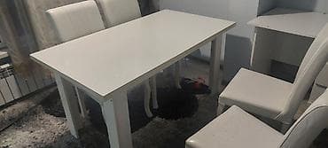 Ağ rəngdə yataq dəsti və qonaq otağı mebeli - İkineferlik yataq — 3
