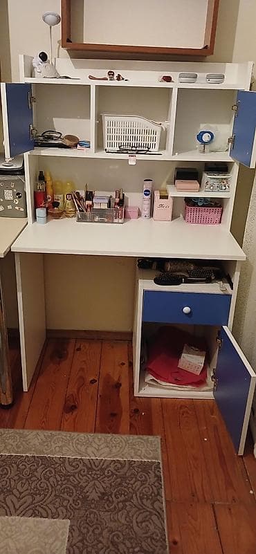 lak pol: Oğlan və qız üçün, Siyirməli, Yazı masası, Stulsuz — 1