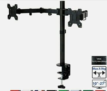 ucuz manitor: Monitordan masaya quraşdırmaq üçün nəzərdə tutulmuş iki qollu montaj — 20
