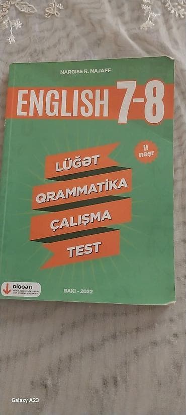 İngilis dili 7-ci sinif, 2022 il