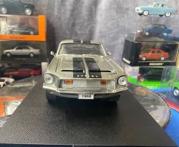 metbex tavan modelleri: Коллекционная модель SHELBY MUSTANG GT500KR silver 1968 Road — 7