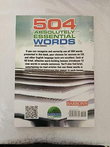 Məhsul: 504 Absolutely Essential Words (Sixth Edition) – Barron’s — 2