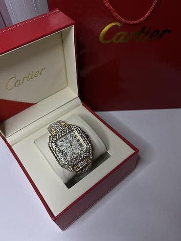 gumus satisi: Cartier qaşlı saat — 1