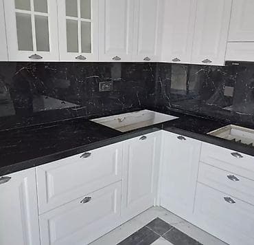 > *Mətbəx dəzgahını baha alma!* > Tökmə mərmər dəzgah üstü — — 9