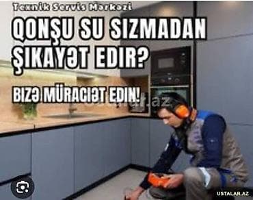 Digər tikinti xidmətləri: Su sizmanin təyini və təmiri Problemi tezliklə aradan qaldırmaq tələb — 1