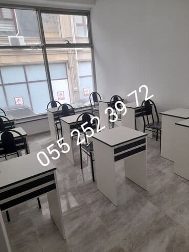 həyət üçün stol: Düz masa, Stullar ilə, 6 nəfər, Açılmayan, Laminat, Azərbaycan — 4
