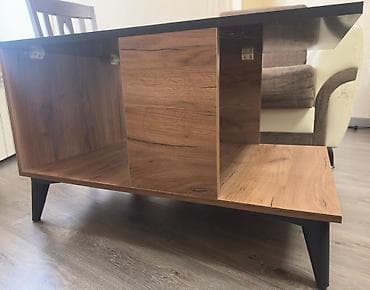 qapı ev: Mebel dəsti – mərmər naxışlı qəhvə/jorurnal masası və TV tumbası — 3