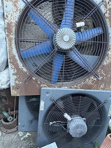 elektrik naqilleri: Sənaye tipli ventilatorlar və ehtiyat hissələri - Metal kvadrat — 3