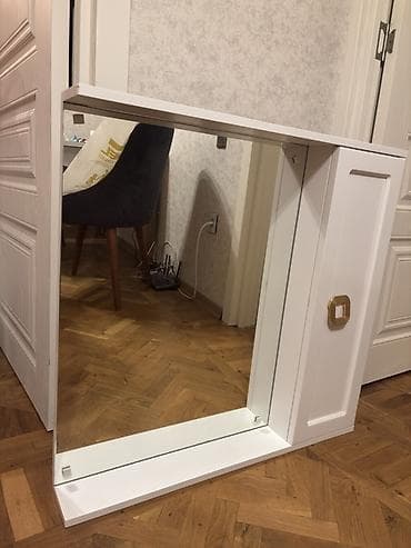 Шкафы для ванной: Hamam üçün güzgü Dolablı Ölçüsü : 80 (sağdan sola) x77 (yuxarıdan — 1