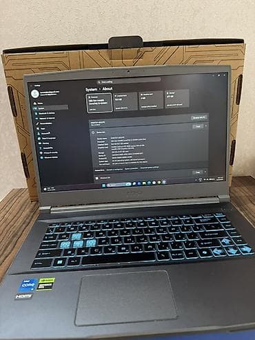oyuncu notebook: MSI, 15.6 ", Intel Core i5, 512 GB — 7