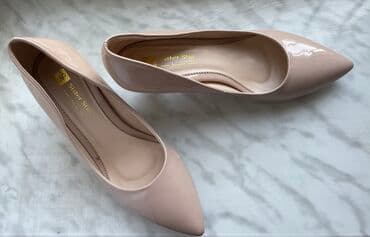 детские кожаные туфли: Туфли, Размер: 36, цвет - Бежевый, Новый — 1