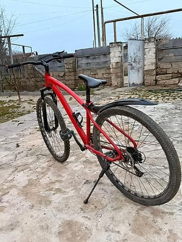 İncəsənət və kolleksiyalar: Dağ/şosse tipli velosiped - Rəng: qırmızı (qara komponentlərlə) - — 1