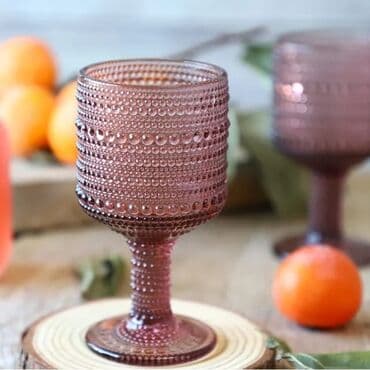 qədimi qab: Qədəhlər, Şüşə, 6 ədədli dəst — 4