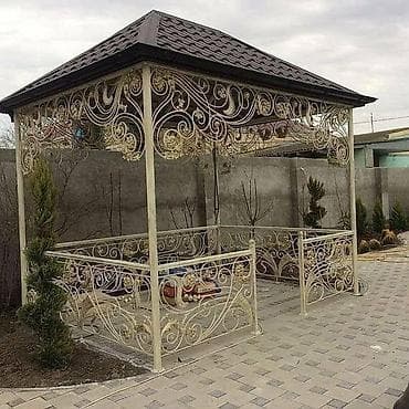 icare cay evi: Metall karkaslı bağ besedkaları – dizayn və istehsal Məhsulun — 2